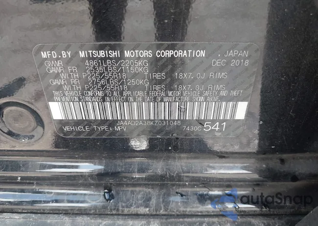 JA4AD2A38KZ031048: 42616369