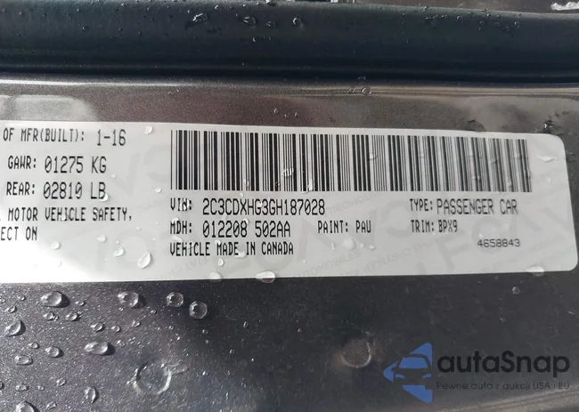 2C3CDXHG3GH187028: 42617414