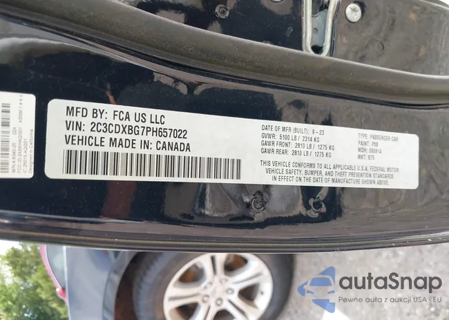 2C3CDXBG7PH657022: 42617422