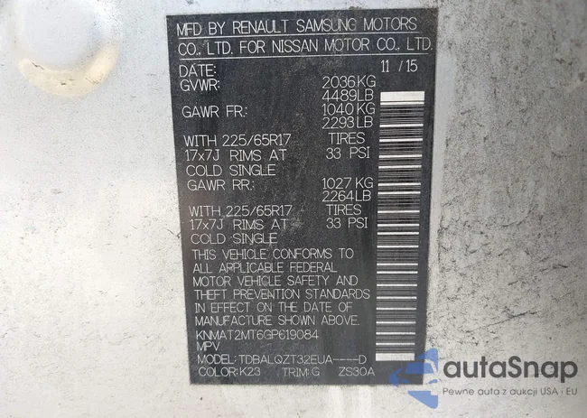 KNMAT2MT6GP619084: 42617450