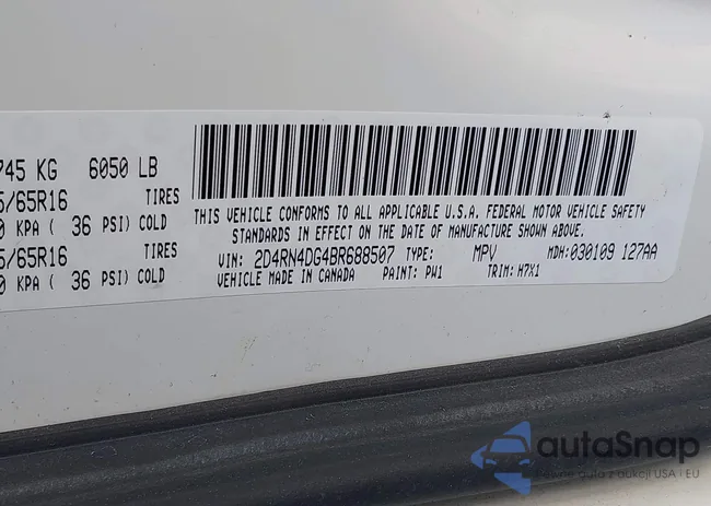 2D4RN4DG4BR688507: 42617618