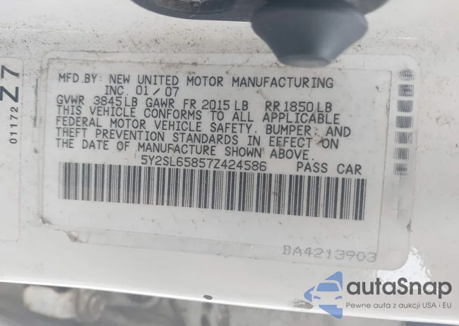 5Y2SL65857Z424586: 42617791