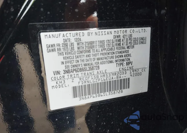 3N8AP6DB6SL358728: 42617127