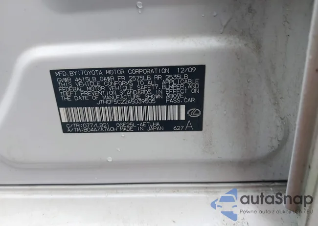 JTHCF5C22A5039505: 42617335