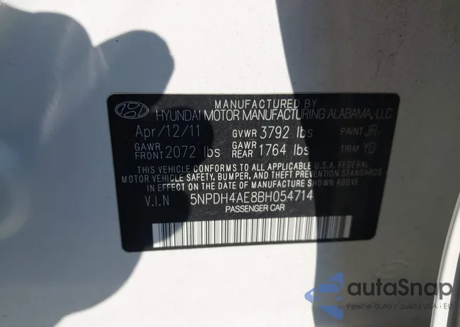 5NPDH4AE8BH054714: 42618388