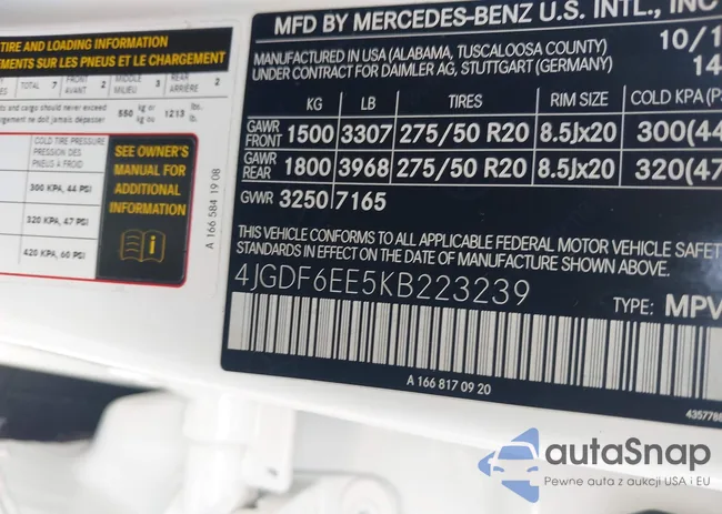 4JGDF6EE5KB223239: 42618669