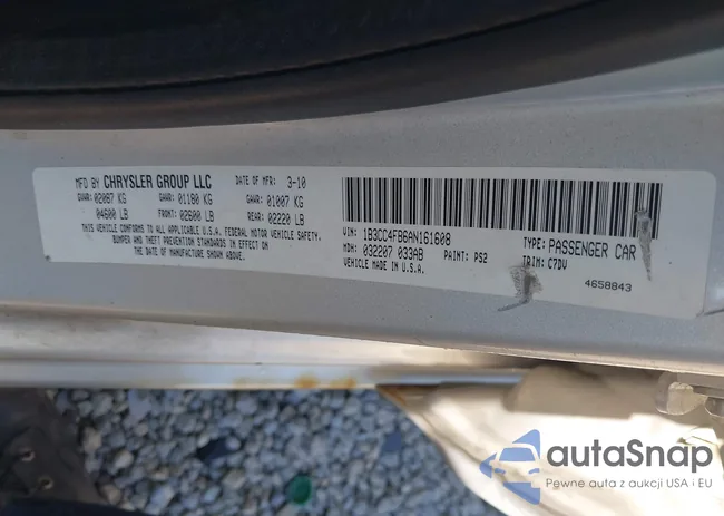 1B3CC4FB6AN161608: 42618726