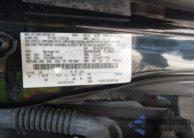 1FADP3E28DL143555: 42618805