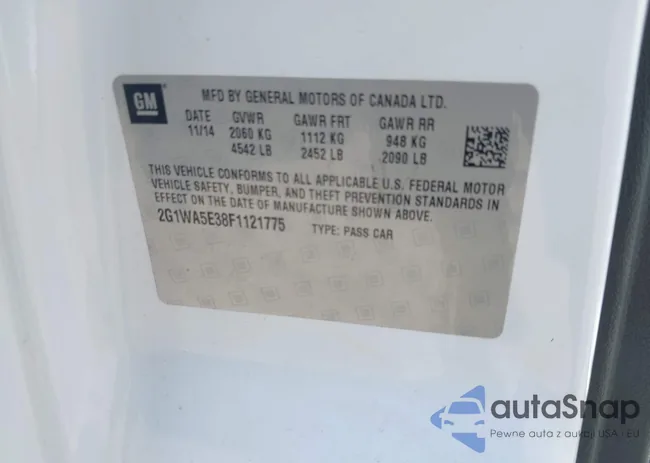 2G1WA5E38F1121775: 42618932