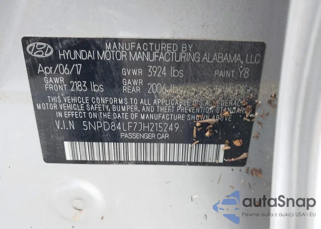 5NPD84LF7JH215249: 42619008