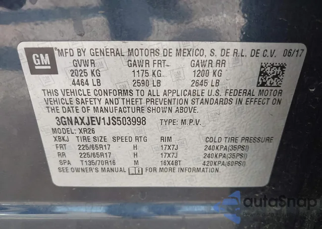 3GNAXJEV1JS503998: 42620441