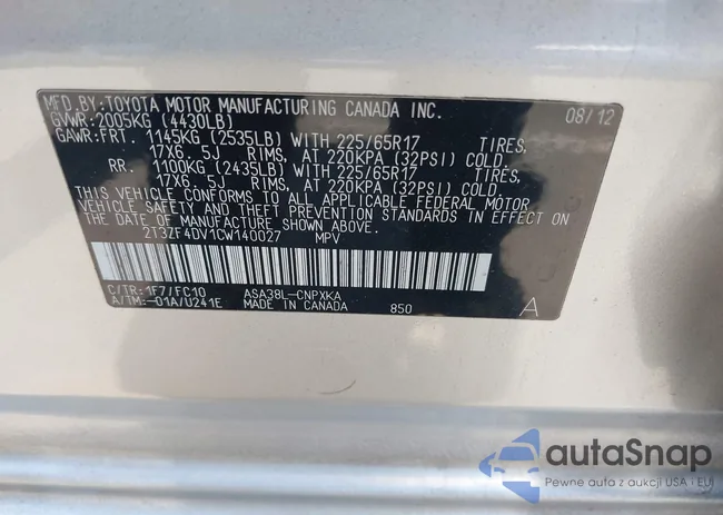 2T3ZF4DV1CW140027: 42620589