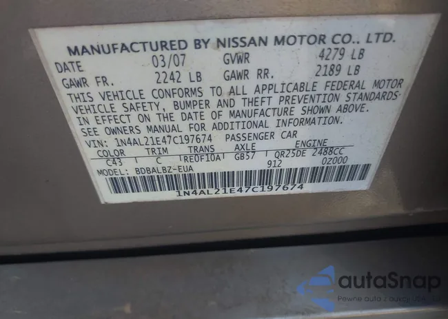 1N4AL21E47C197674: 42620977