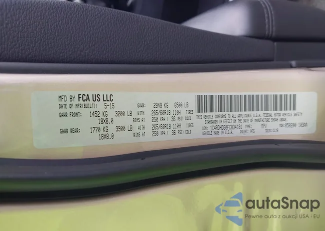 1C4RDHDG0FC834181: 42621753