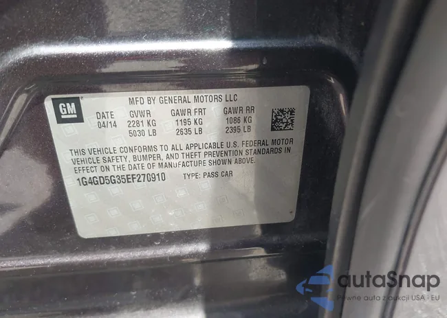 1G4GD5G35EF270910: 42620978