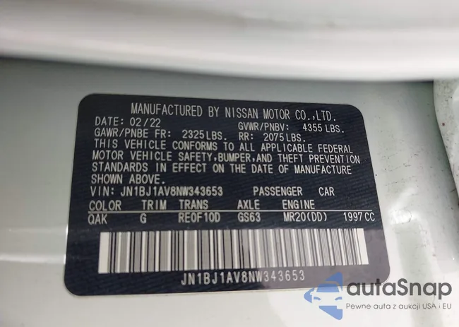 JN1BJ1AV8NW343653: 42622377