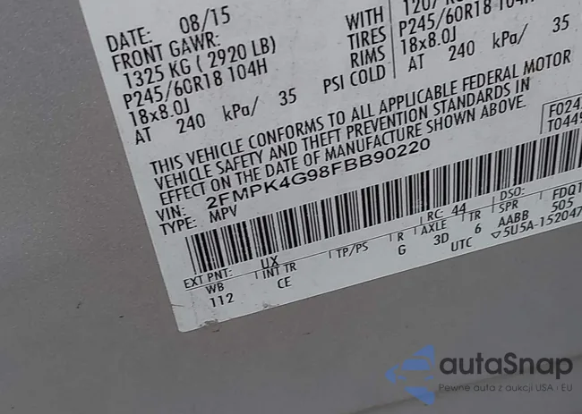 2FMPK4G98FBB90220: 42622601