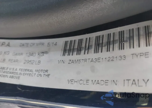 ZAM57RTA3E1122133: 42622718
