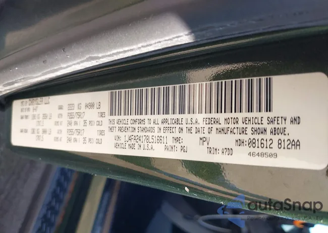 1J4FA24178L516611: 42622831