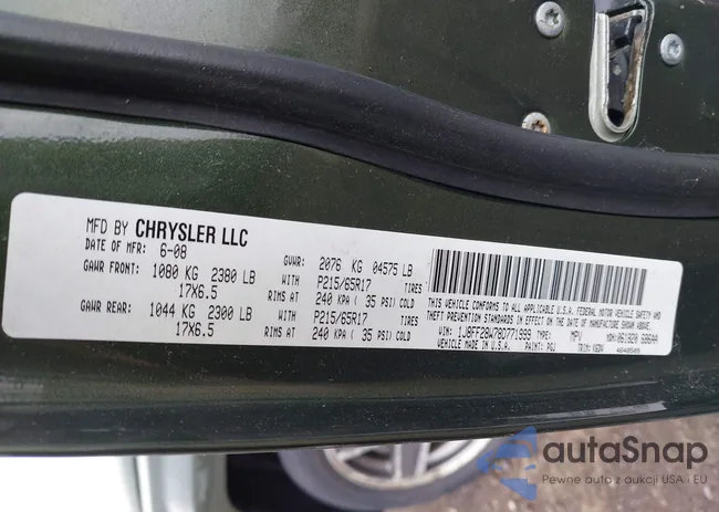 1J8FF28W78D771999: 42622927