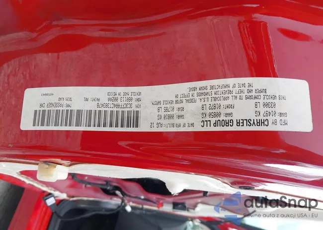 3C3CFFAR4CT383478: 42622012