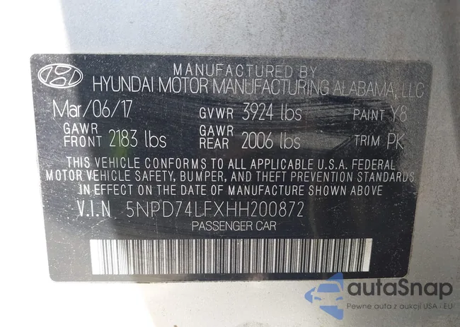 5NPD74LFXHH200872: 42622127