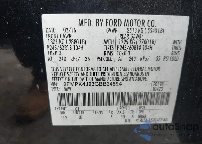 2FMPK4J93GBB24894: 42623466