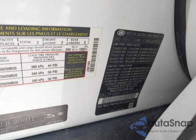 SALRHBBV1HA021393: 42623504