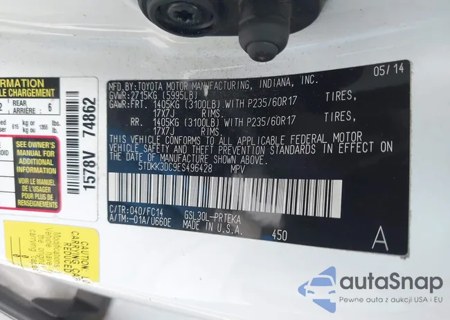 5TDKK3DC9ES496428: 42623561