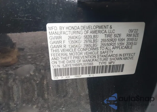 5J8YE1H88PL007065: 42623716