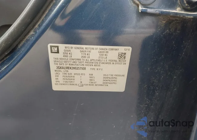 2GKALMEK2H6257908: 42623833