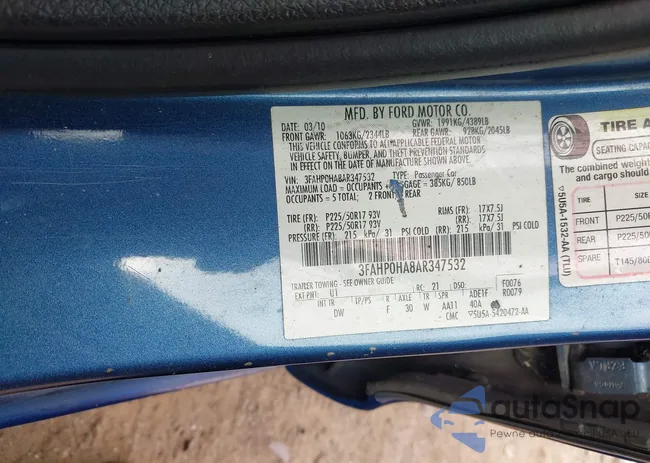 3FAHP0HA8AR347532: 42623851