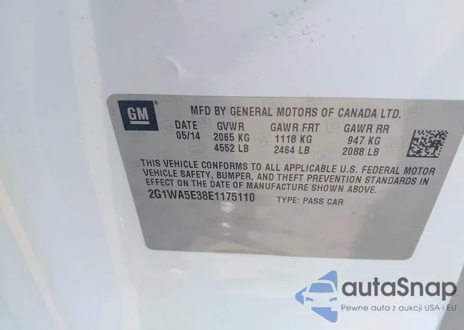 2G1WA5E38E1175110: 42623881