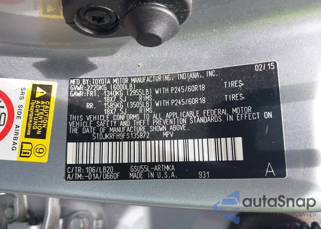 5TDJKRFH9FS135872: 42623933