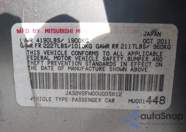 JA32V2FW0CU005812: 42623952