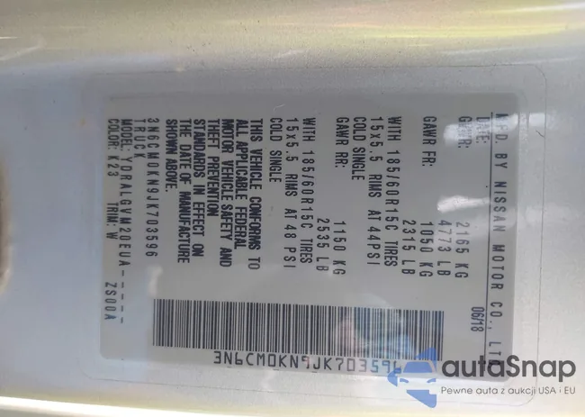 3N6CM0KN9JK703596: 42623159