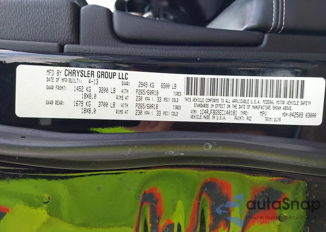 1C4RJFBG5EC140181: 42623193