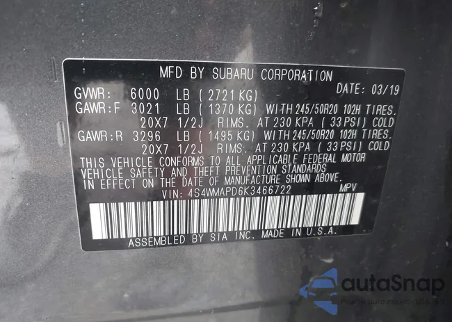 4S4WMAPD6K3466722: 42623222