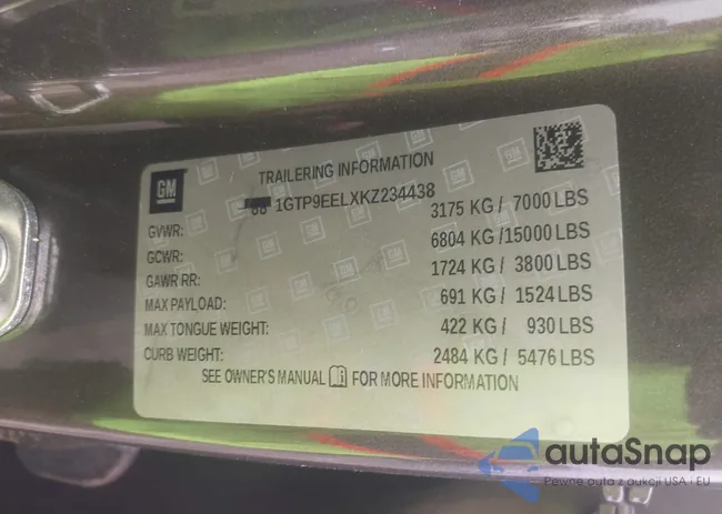 1GTP9EELXKZ234438: 42624469