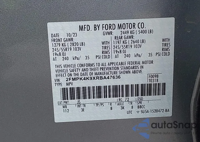 2FMPK4K9XRBA47636: 42624748