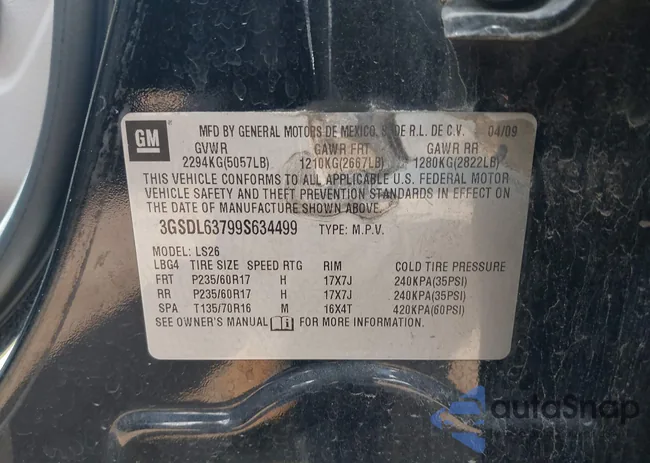 3GSDL63799S634499: 42624821