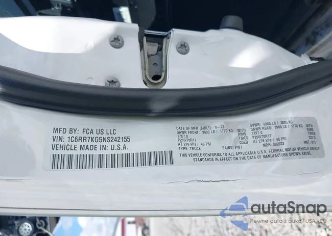 1C6RR7KG5NS242155: 42624058