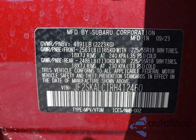 JF2SKALC1RH412460: 42624145