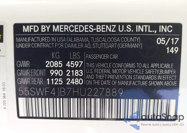 55SWF4JB7HU227889: 42624242