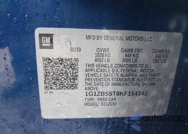 1G1ZB5ST8KF154342: 42624285