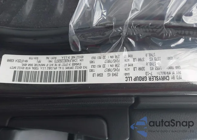 1C4RJFAG9EC262673: 42625668