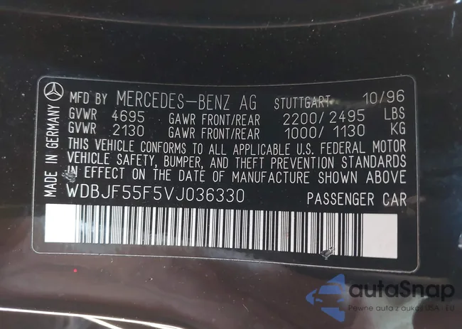 WDBJF55F5VJ036330: 42625741