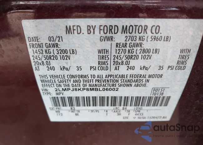 2LMPJ8KP8MBL06002: 42624993