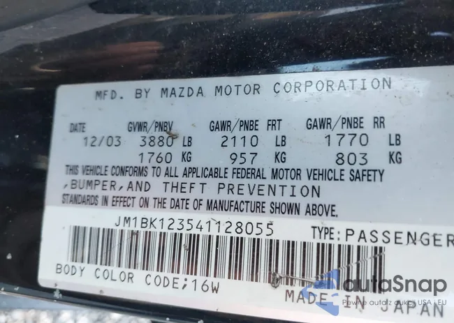 JM1BK123541128055: 42626382