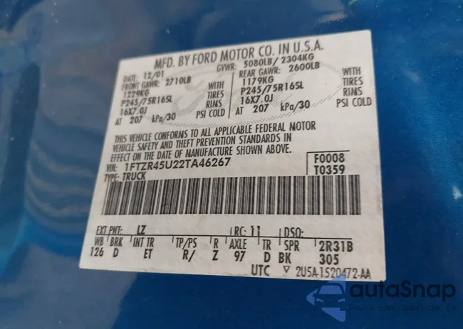 1FTZR45U22TA46267: 42626509